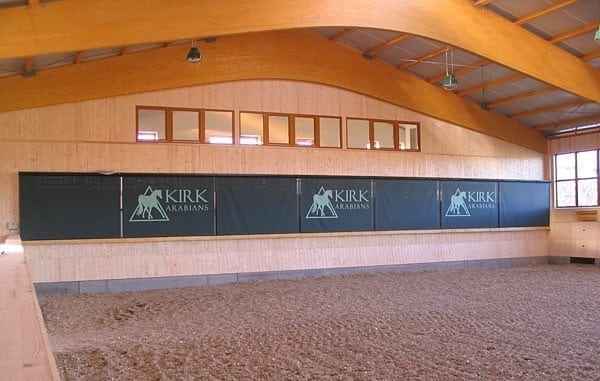 Arena Mirrors for Horse Arenas - Footing Solutions USA