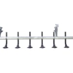 Ripper tines attachment for arena drag