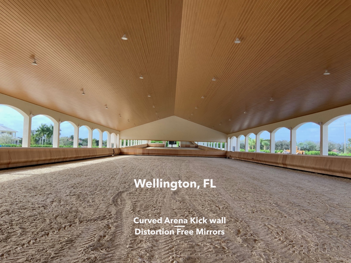 Curved Riding Curved Arena Kick Wall Footing Solutions USA LLC.