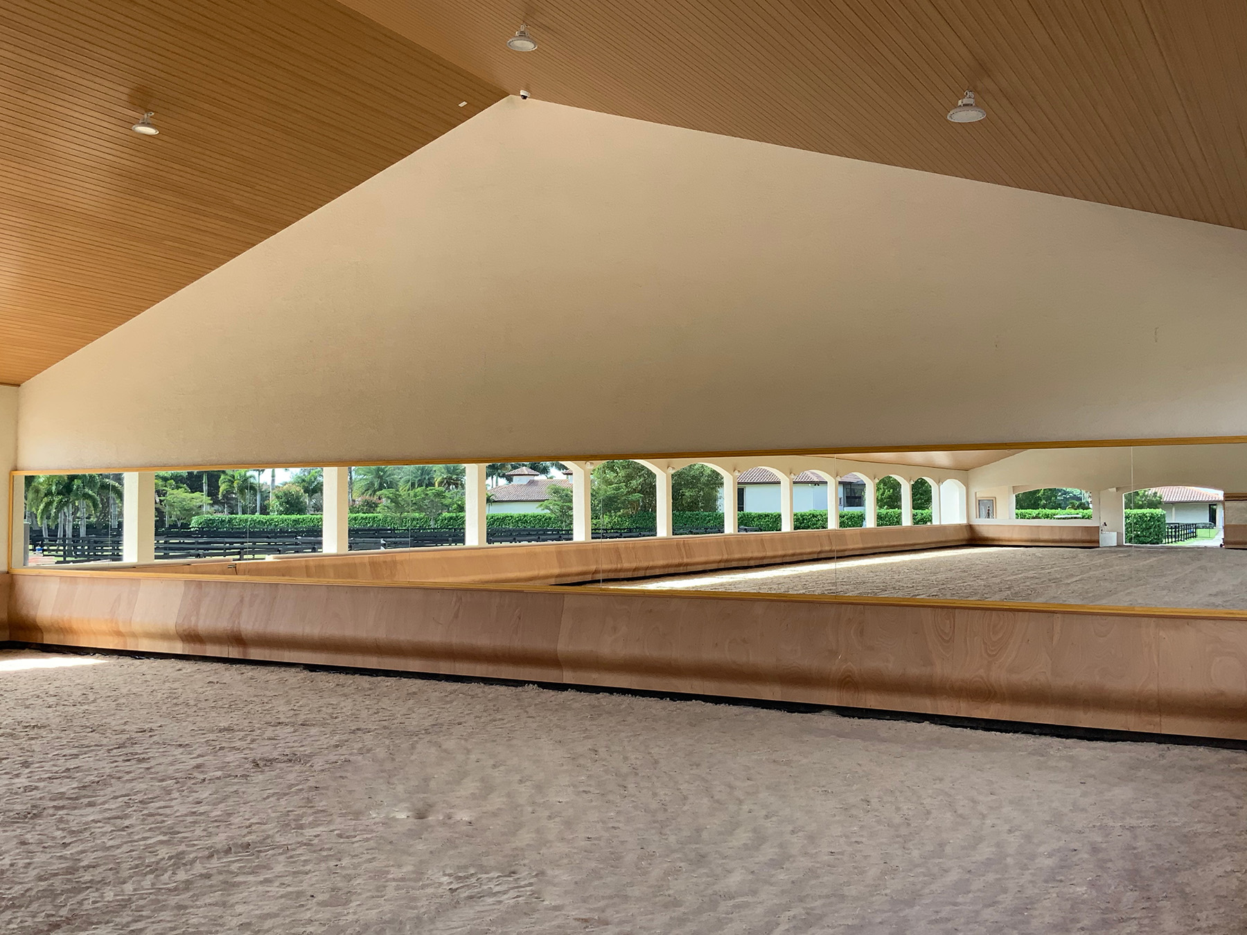 Arena Mirrors for Horse Arenas - Footing Solutions USA