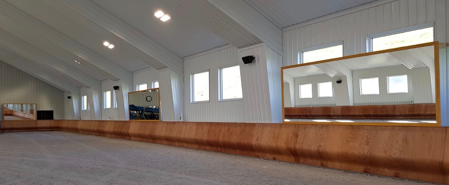 Curved Riding Curved Arena Kick Wall Footing Solutions USA LLC.