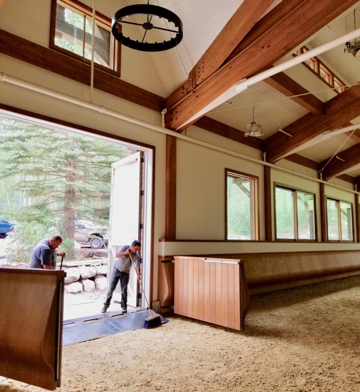 Curved Riding Curved Arena Kick Wall Footing Solutions USA LLC.