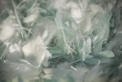 A close up of the fibers of FSGeoTEX's competition