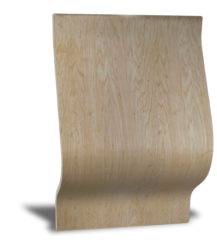 A panel of the curved arena kickwall