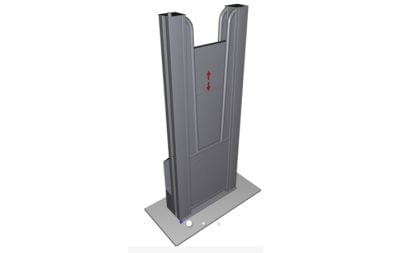 A product image of the single shutter feeding system